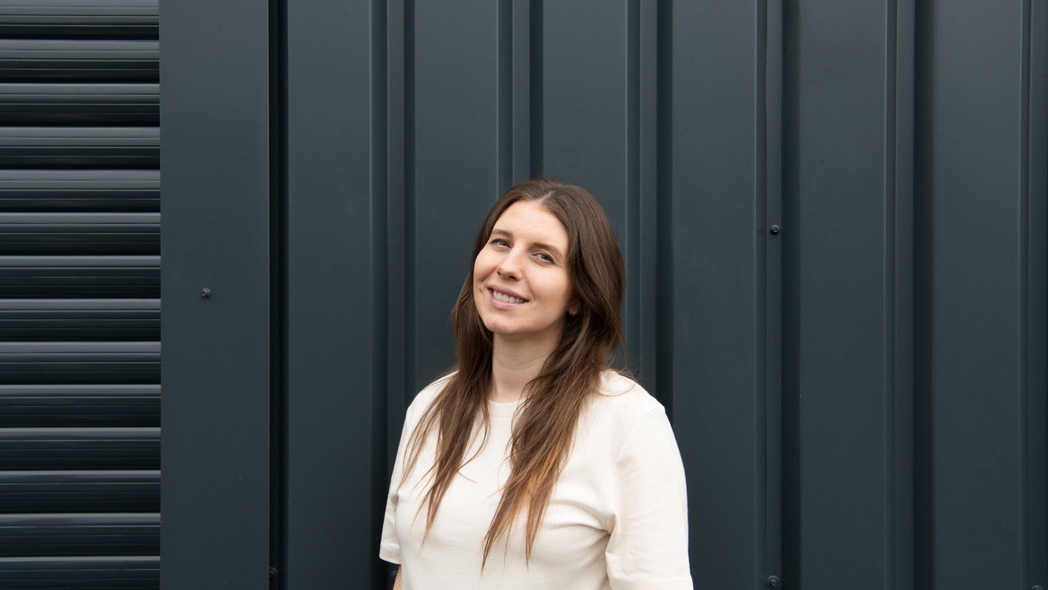 Co Founder Sophie Searle at their Fulfilment Centre Head Office